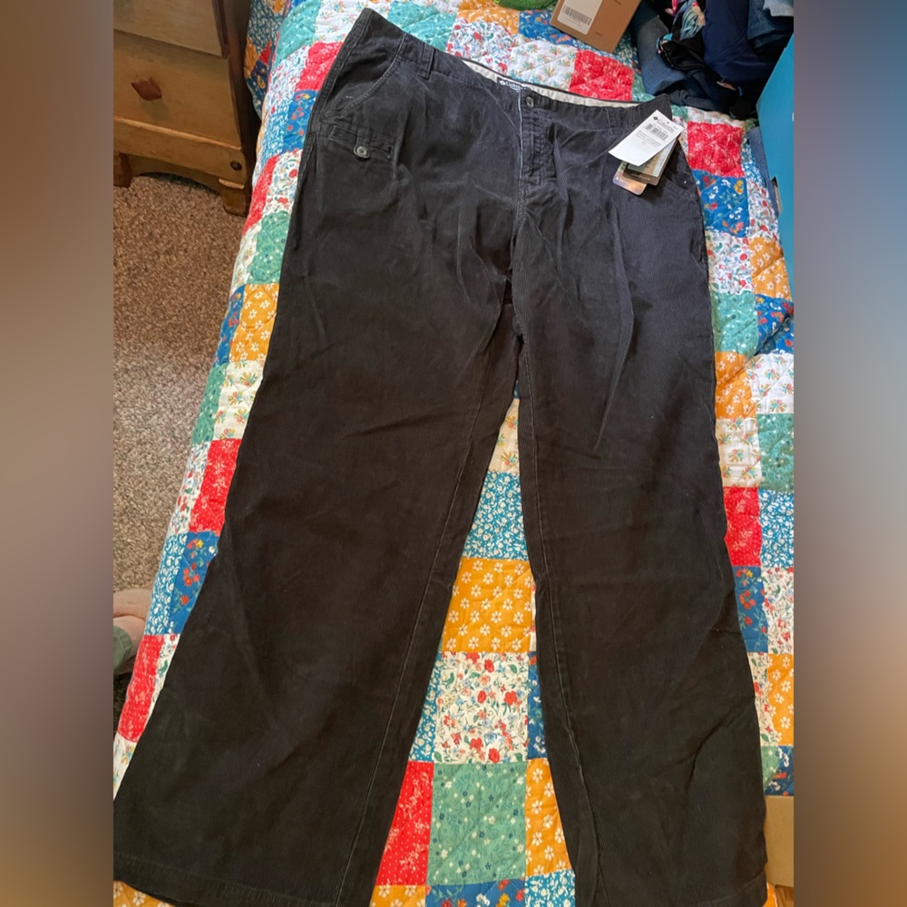 Women’s Black Corduroy Pants Size 16